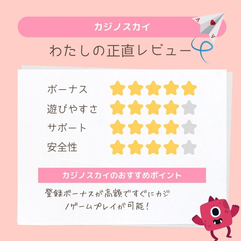 オンラインカジノのカジノスカイ